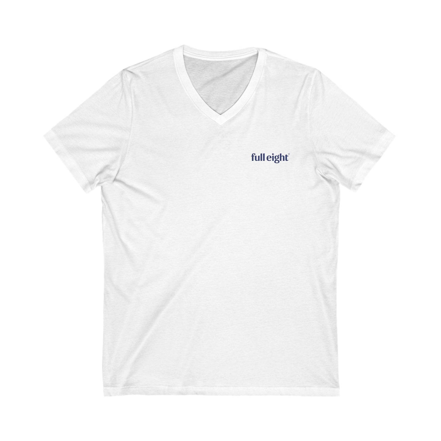 "Sleep Better With Us" Jersey Short Sleeve V-Neck Tee