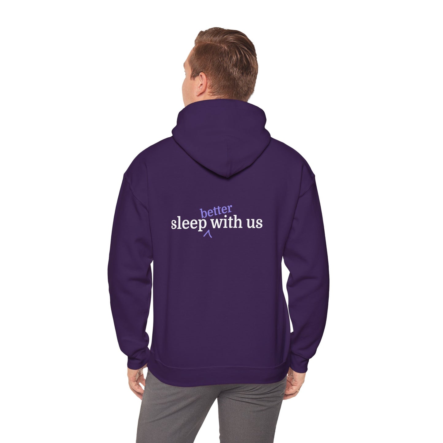 Sleep Better With Us Heavy Blend™ Hooded Sweatshirt