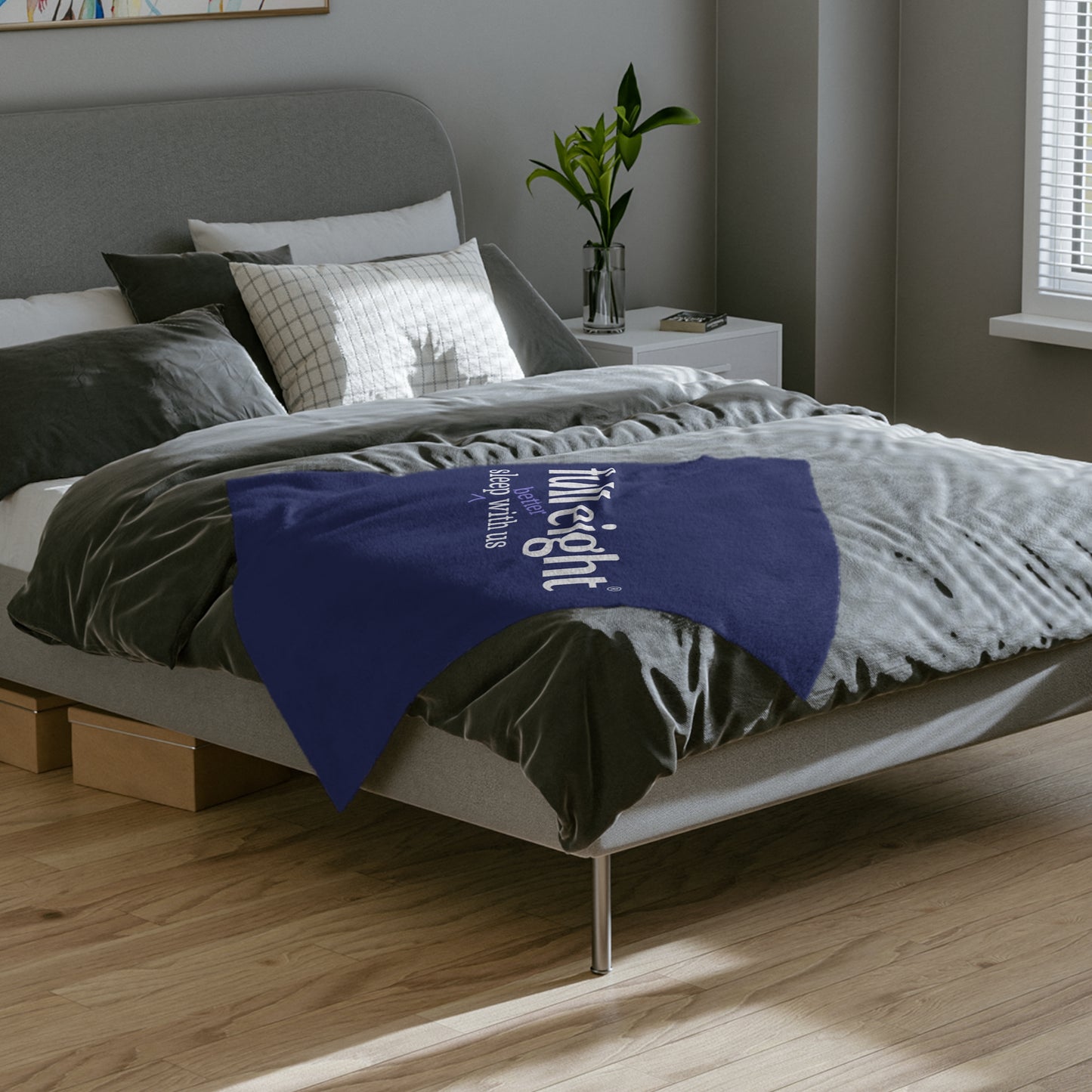 Sleep Better With Us Velveteen Microfiber Blanket