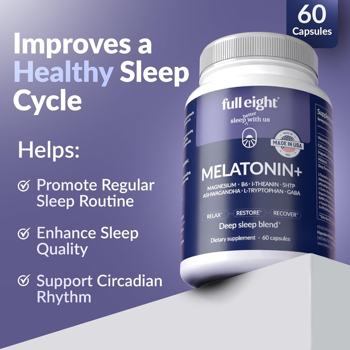 Magnesium+ and Melatonin+ Supplements