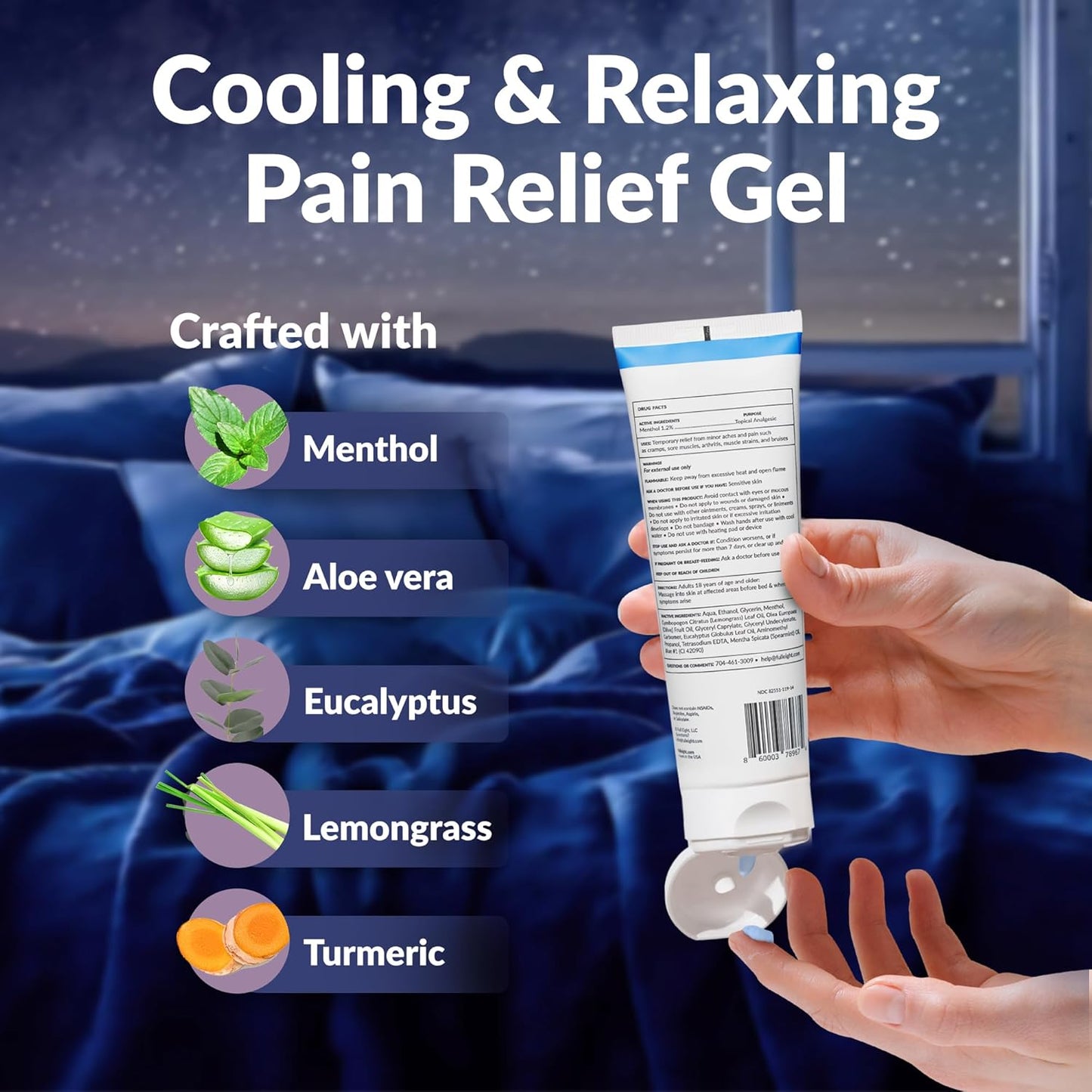 Cooling Gel and Melatonin+