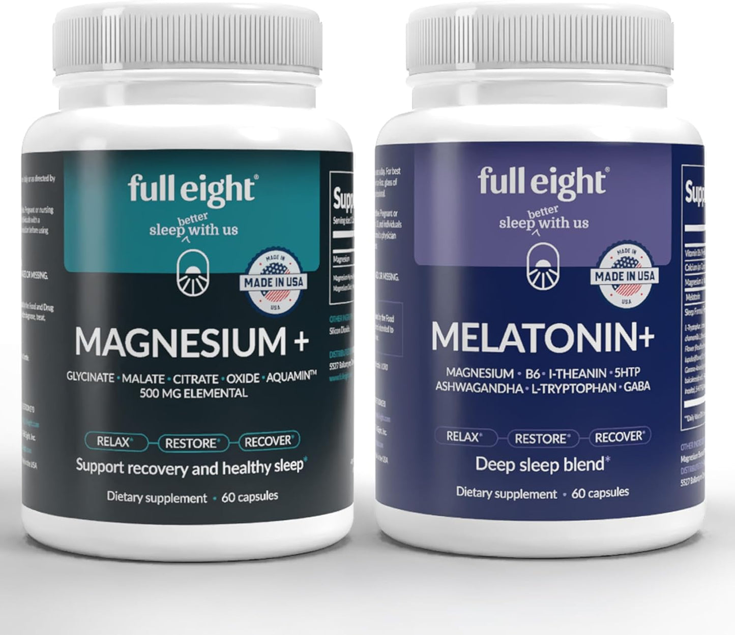 Magnesium+ and Melatonin+ Supplements